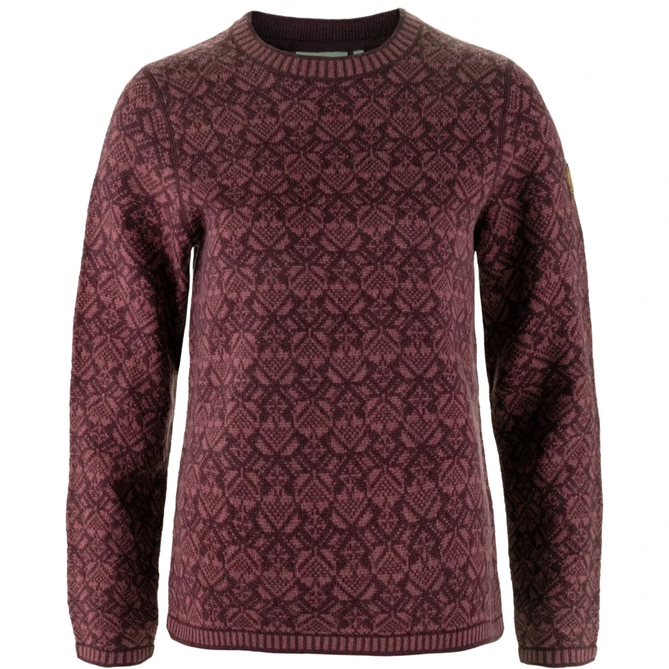 Fjallraven Snow Round Neck Sweater W, kolor: 357 - Port