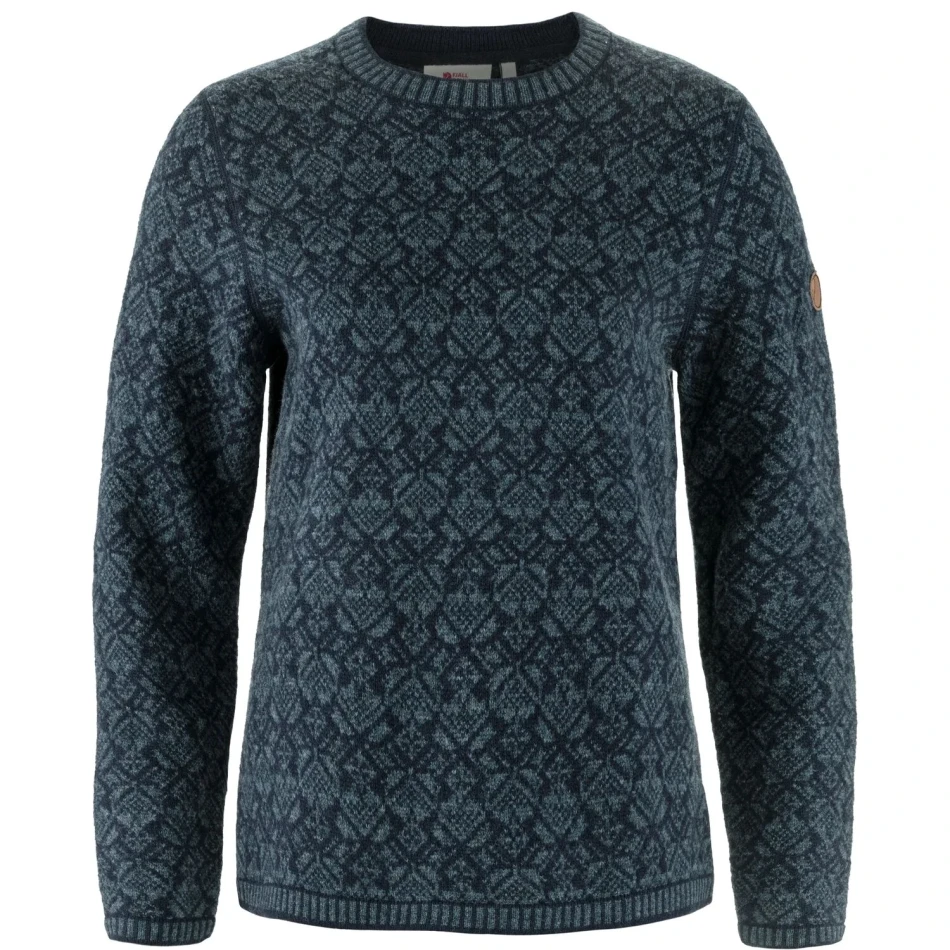 Fjallraven Snow Round Neck Sweater W, kolor: 555 - Dark Navy