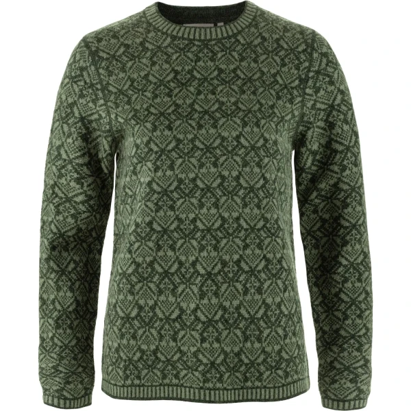 Fjallraven Snow Round Neck Sweater W, kolor: 662 - Deep Forest