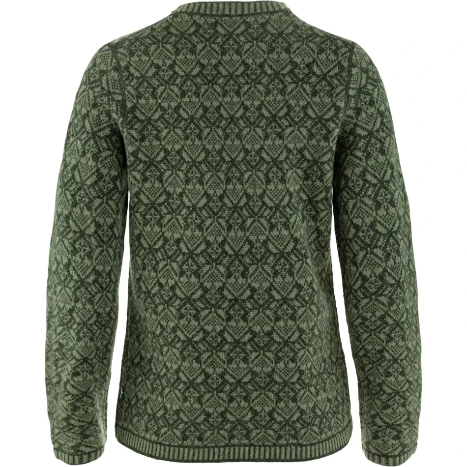 Fjallraven Snow Round Neck Sweater W, kolor: 662 - Deep Forest