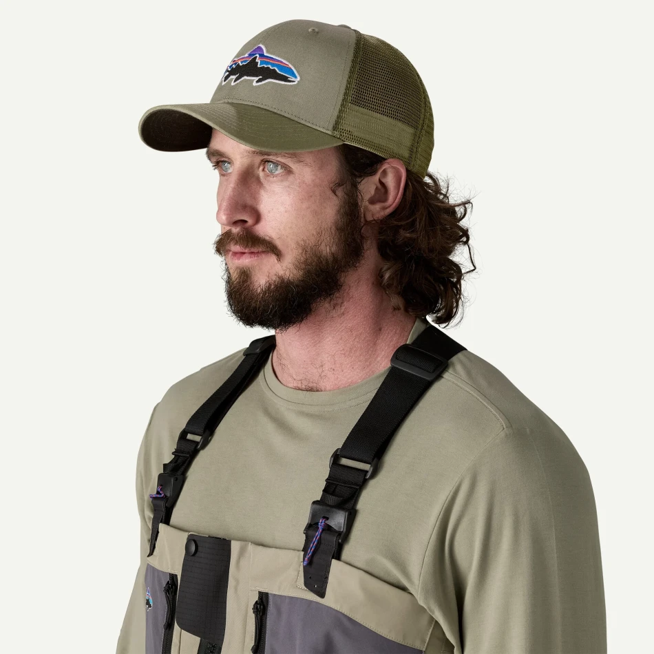 Fitz Roy Trout Trucker Hat, kolor: RVGN - River Rock Green
