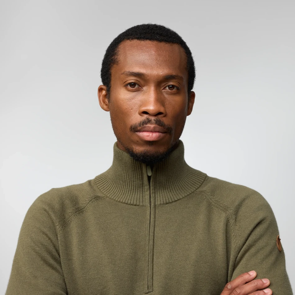 Fjallraven Ovik Lite Half Zip, kolor: 020-999 - Grey-Melange