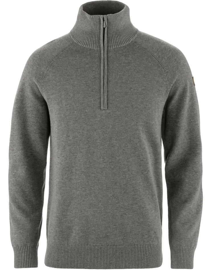 Fjallraven Ovik Lite Half Zip, kolor: 020-999 - Grey-Melange