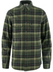 Singi Heavy Flannel Shirt, kolor: 550-662 - Black-Deep Forest