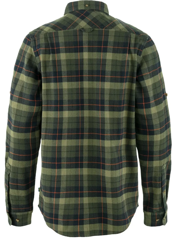 Singi Heavy Flannel Shirt, kolor: 550-662 - Black-Deep Forest