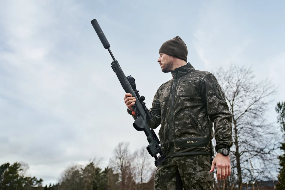 Kamko NOCTYX WSP rev. fleece jacket, kolor: AXIS MSP Black / Willow Green