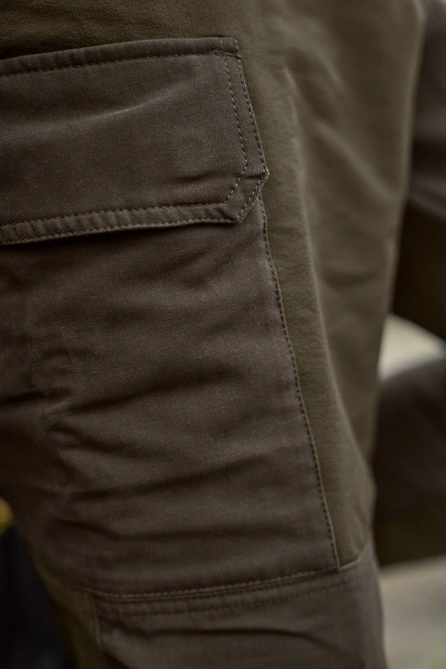 Hill Trousers, kolor: willow green / brown
