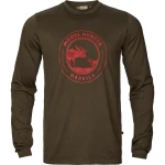 Game L/S t-shirt, kolor: willow green moose
