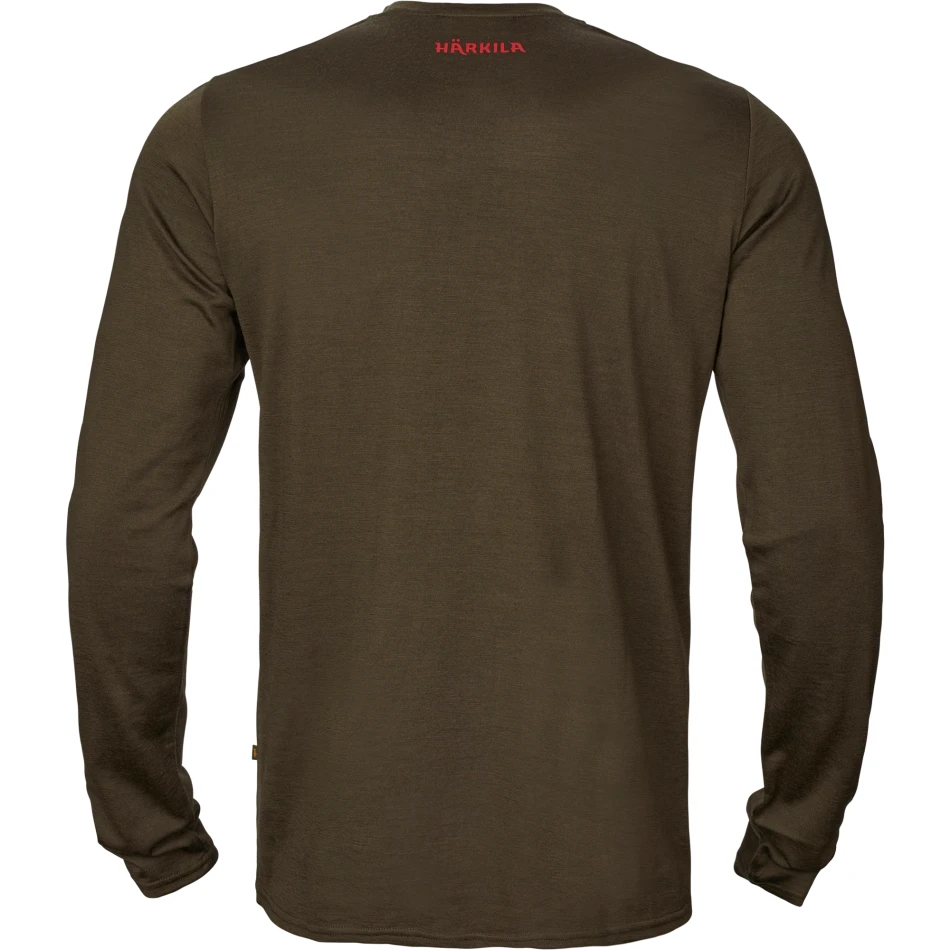 Game L/S t-shirt, kolor: willow green moose