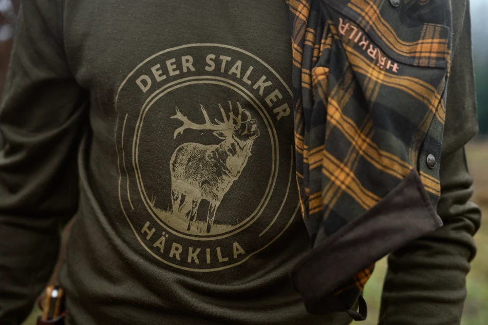 Game L/S t-shirt, kolor: willow green stag