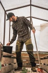 Glen Flannel Shirt, kolor: Pine Green Check