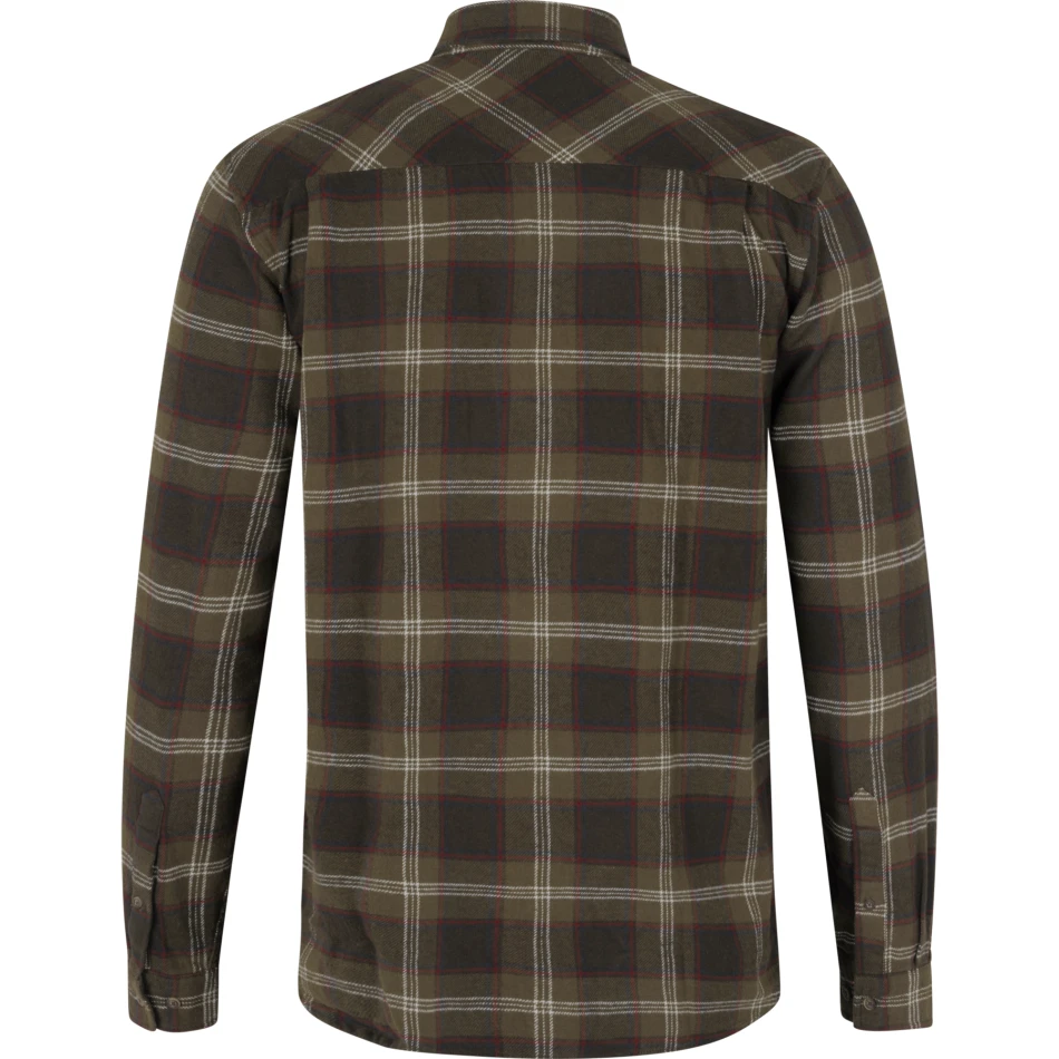 Glen Flannel Shirt, kolor: Pine Green Check