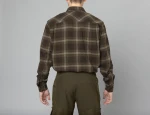 Glen Flannel Shirt, kolor: Pine Green Check