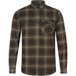 Glen Flannel Shirt, kolor: Pine Green Check