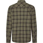 Glen Flannel Shirt, kolor: Grape Leaf /  Dark Navy Check