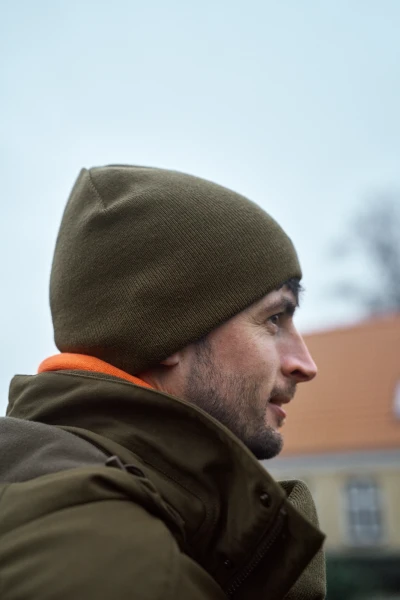 Reversible Beanie, kolor: 0099 - Willow green / Orange