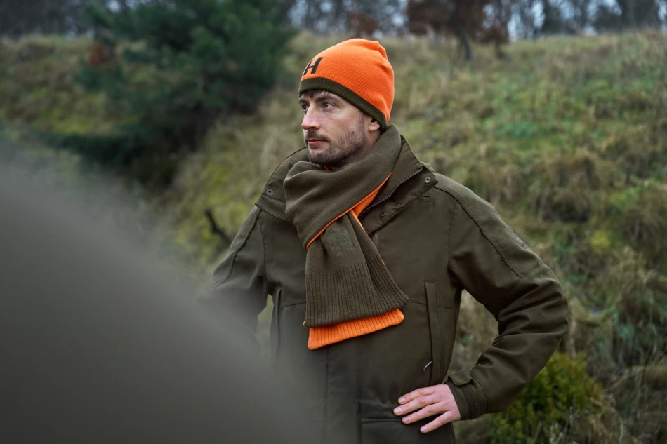 Reversible Beanie, kolor: 0099 - Willow green / Orange