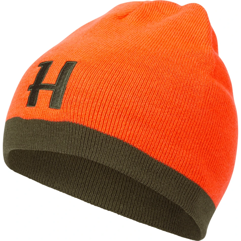 Reversible Beanie, kolor: 0099 - Willow green / Orange