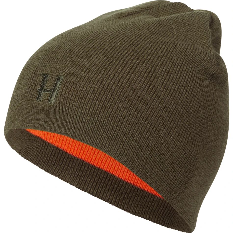 Reversible Beanie, kolor: 0099 - Willow green / Orange