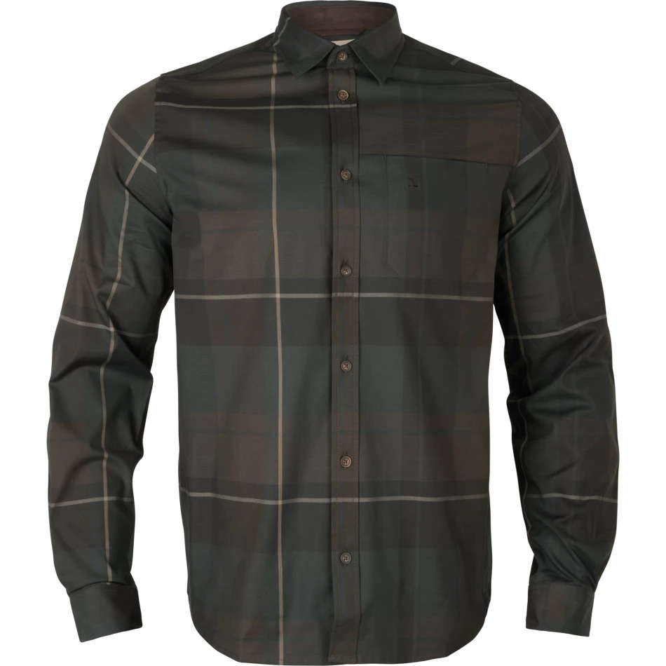 Akse L/S Shirt, kolor: 8009 - Shadow Brown Check