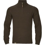 Harkila Vincent Merino Half Zip Pullover, kolor: Demitasse Brown