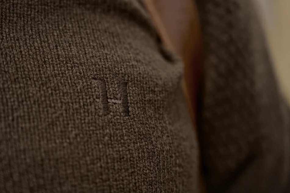 Harkila Vincent Merino Half Zip Pullover, kolor: Demitasse Brown