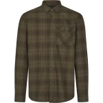 Glen Flannel Shirt, kolor: Pine Green/Dark Navy Check
