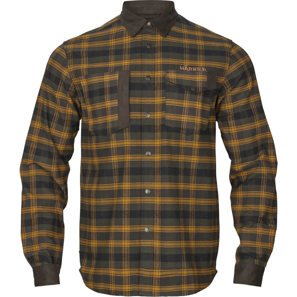 Harkila Aivak L/S Shirt, kolor: Buckthorn Brown