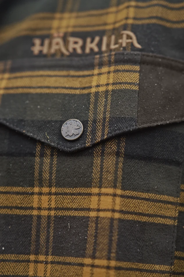 Harkila Aivak L/S Shirt, kolor: Buckthorn Brown