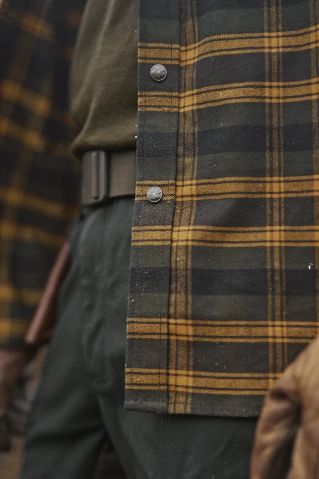 Harkila Aivak L/S Shirt, kolor: Buckthorn Brown