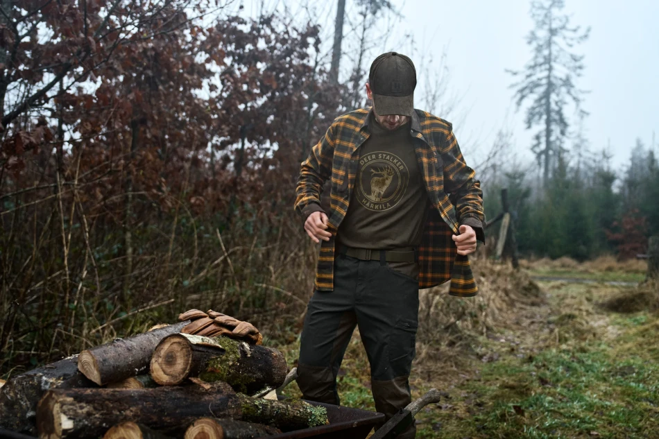 Harkila Aivak L/S Shirt, kolor: Buckthorn Brown