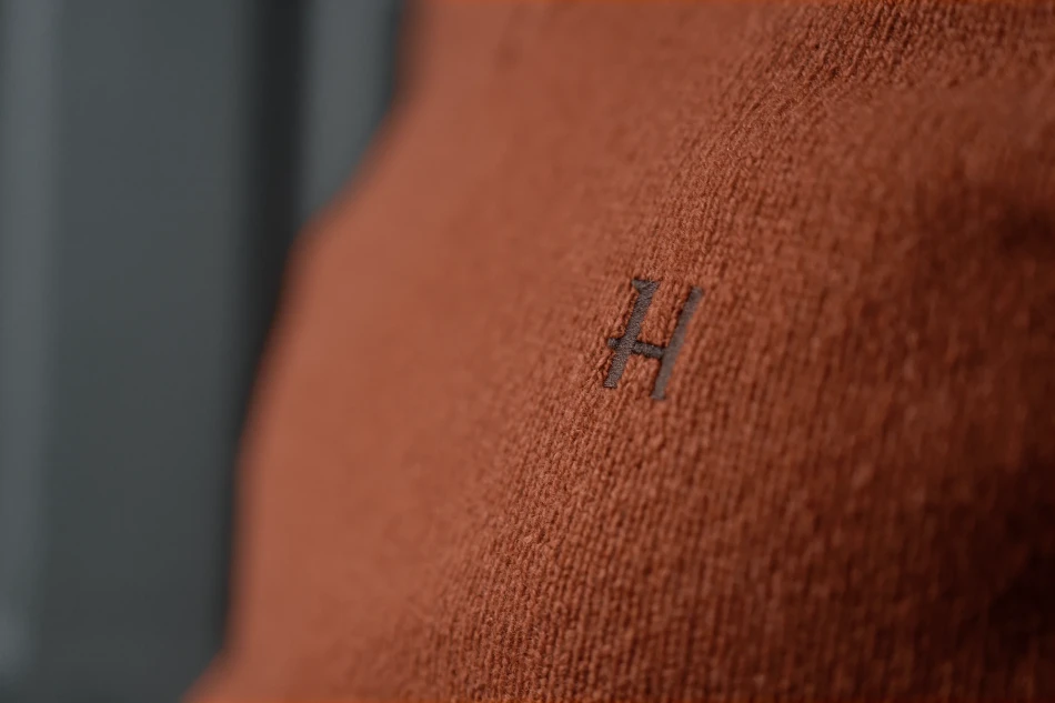 Harkila Vincent Merino V-Neck Pullover, kolor: Bombay Brown
