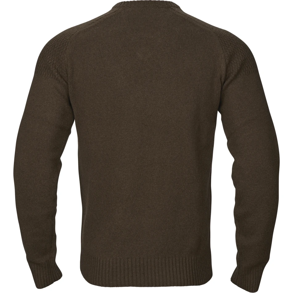 Harkila Vincent Merino V-Neck Pullover, kolor: Demitasse Brown