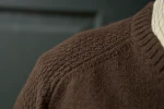 Harkila Vincent Merino V-Neck Pullover, kolor: Demitasse Brown