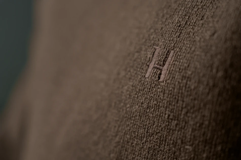 Harkila Vincent Merino V-Neck Pullover, kolor: Demitasse Brown
