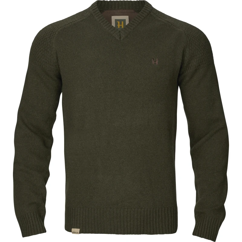 Harkila Vincent Merino V-Neck Pullover, kolor: Rosin