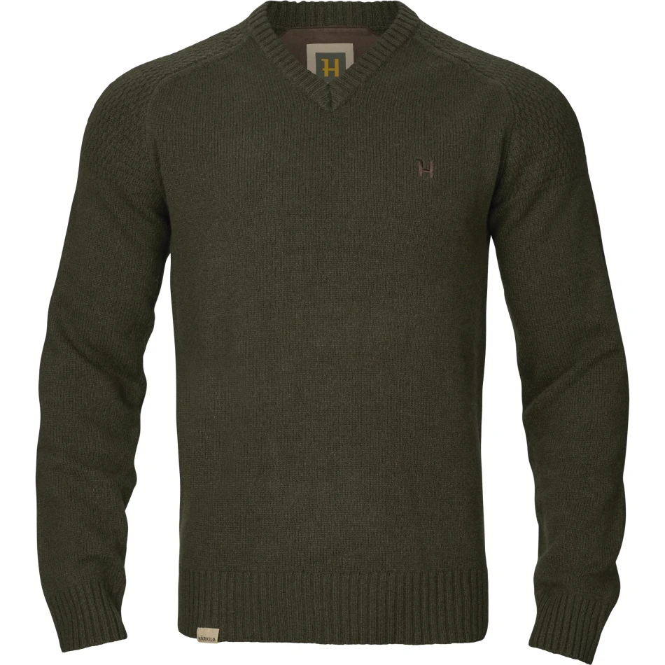 Harkila Vincent Merino V-Neck Pullover, kolor: Rosin