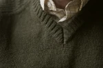 Harkila Vincent Merino V-Neck Pullover, kolor: Rosin