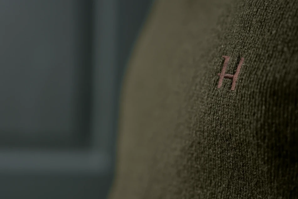 Harkila Vincent Merino V-Neck Pullover, kolor: Rosin