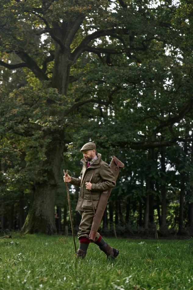 Harkila Kenmore GTX Jacket, kolor: Forest Green/Herringbone
