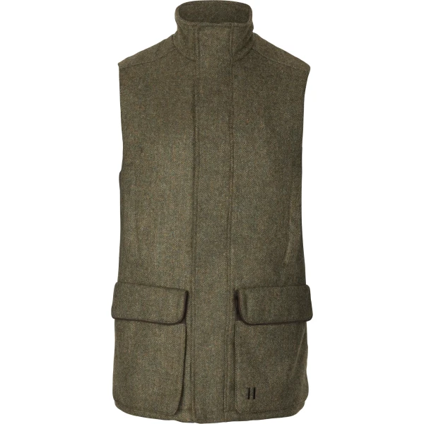 Harkila Kenmore Waistcoat, kolor: Forest Green/Herringbone