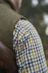 Harkila Kenmore Waistcoat, kolor: Forest Green/Herringbone