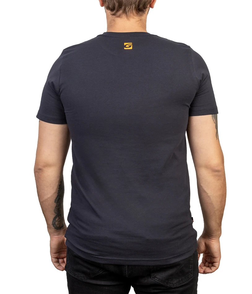 T-shirt 958, kolor: 1/2  - czarny / ryby