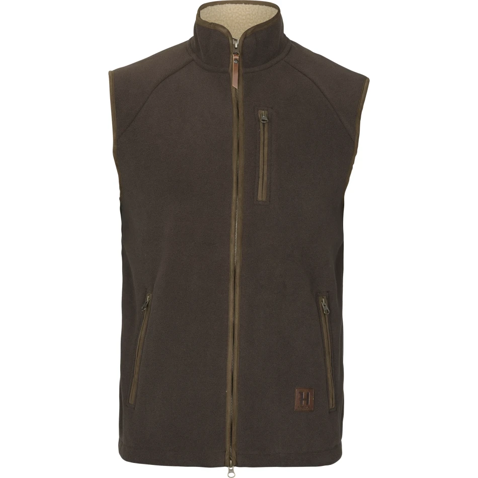 Harkila Sandhem Sherpa Fleece Waistcoat, kolor: Demitase Brown