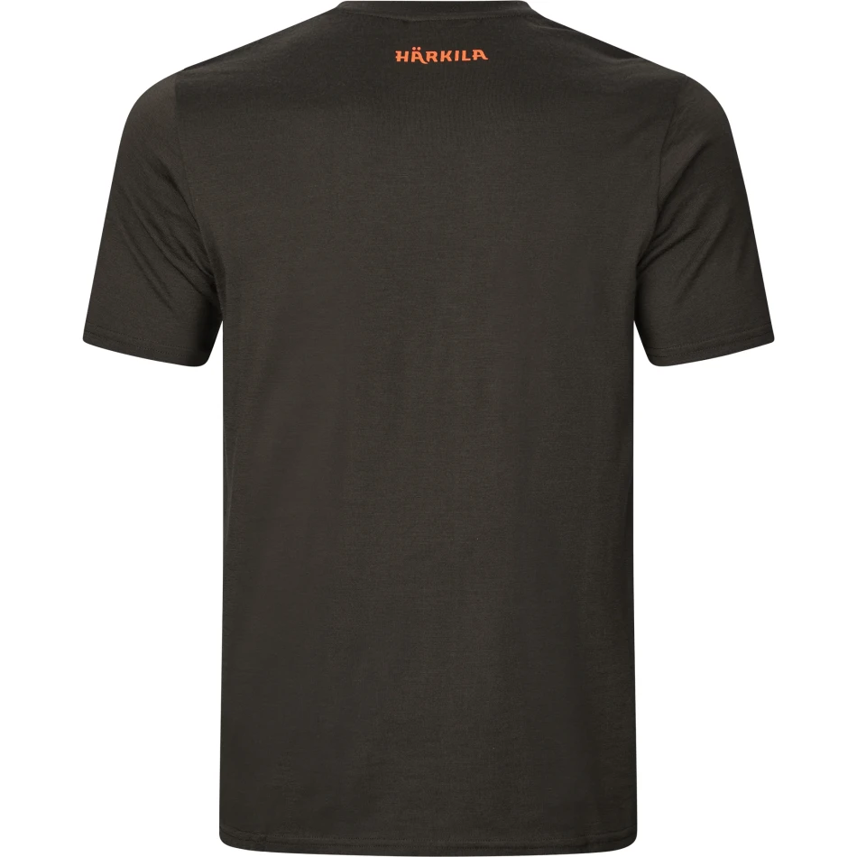 Harkila Game S/S t-shirt, kolor: Shadow Brown Wildboar