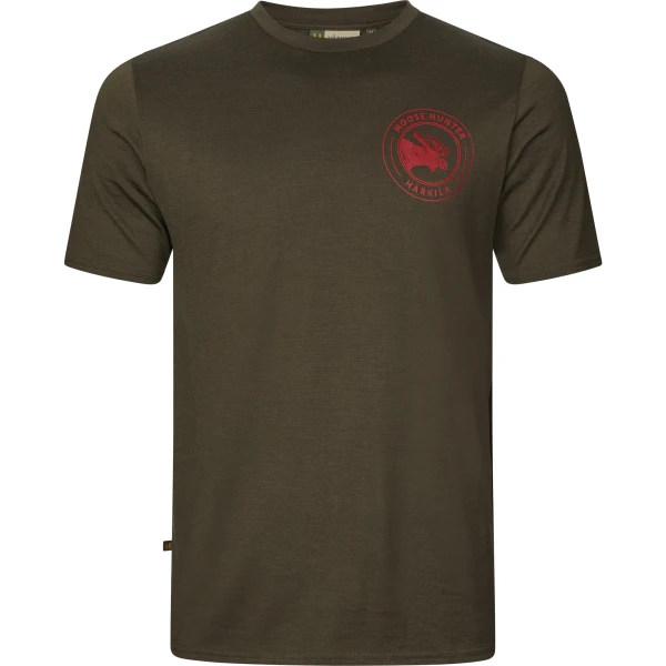 Harkila Game S/S t-shirt, kolor: Willow Green Moose
