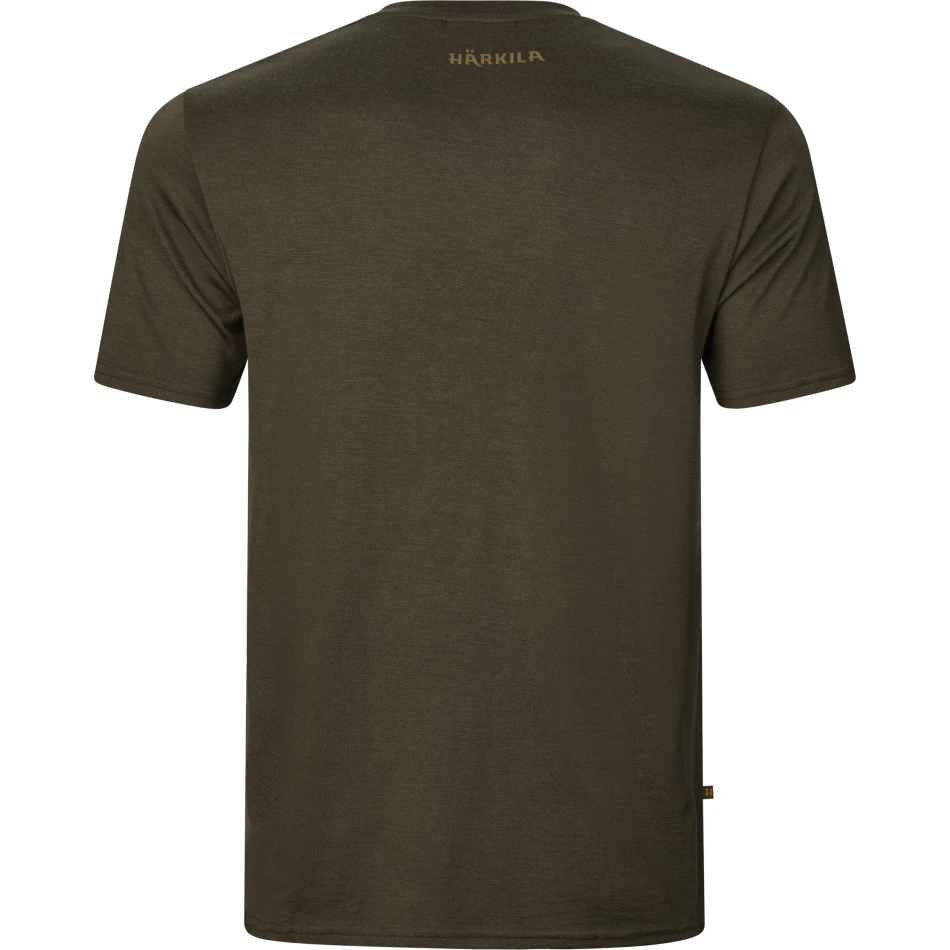 Harkila Game S/S t-shirt, kolor: Willow Green Stag