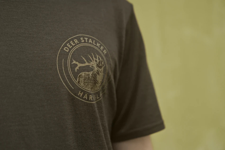 Harkila Game S/S t-shirt, kolor: Willow Green Stag