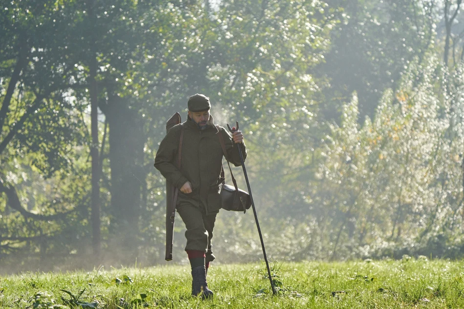 Harkila Kenmore GTX Breeks, kolor: Forest Green/Herringbone