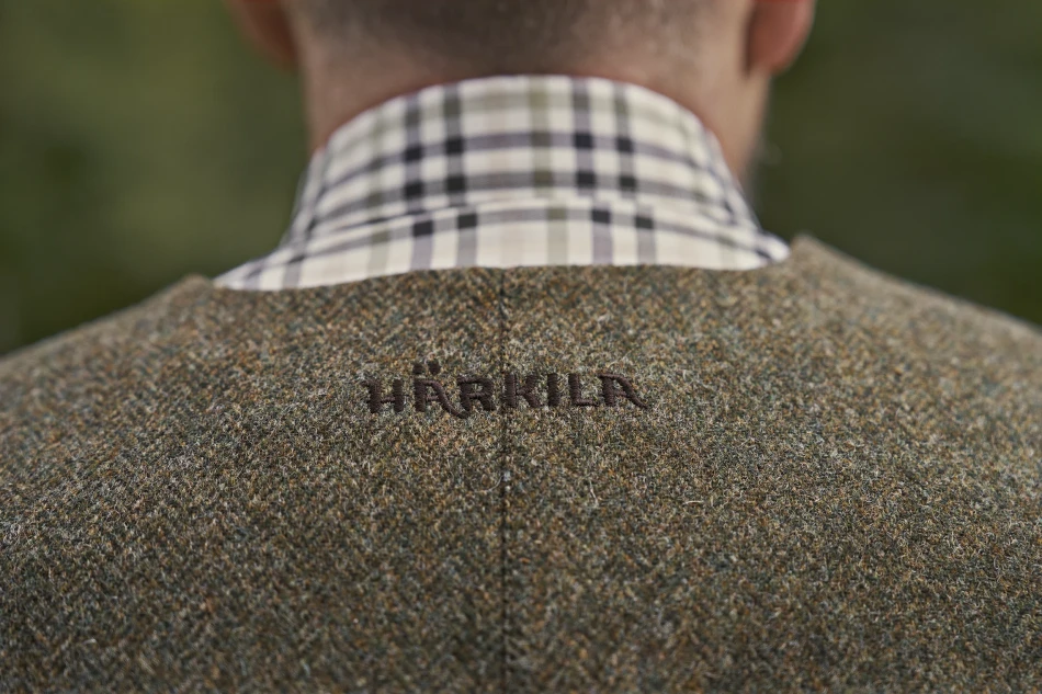 Harkila Kenmore Shooting Waistcoat, kolor: Forest Green/Herringbone